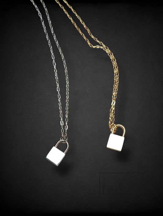 Lock Charm Necklace