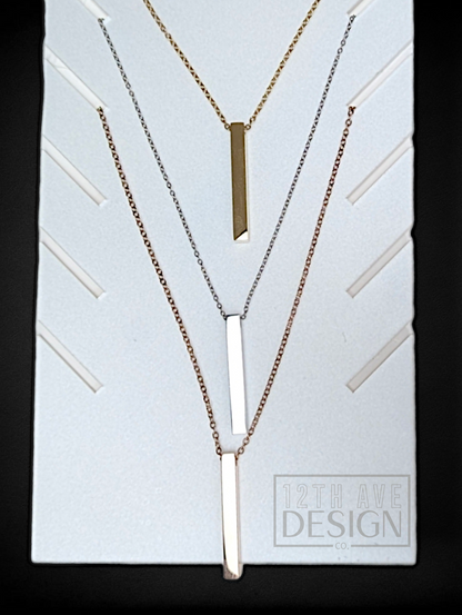 Vertical Bar Necklace