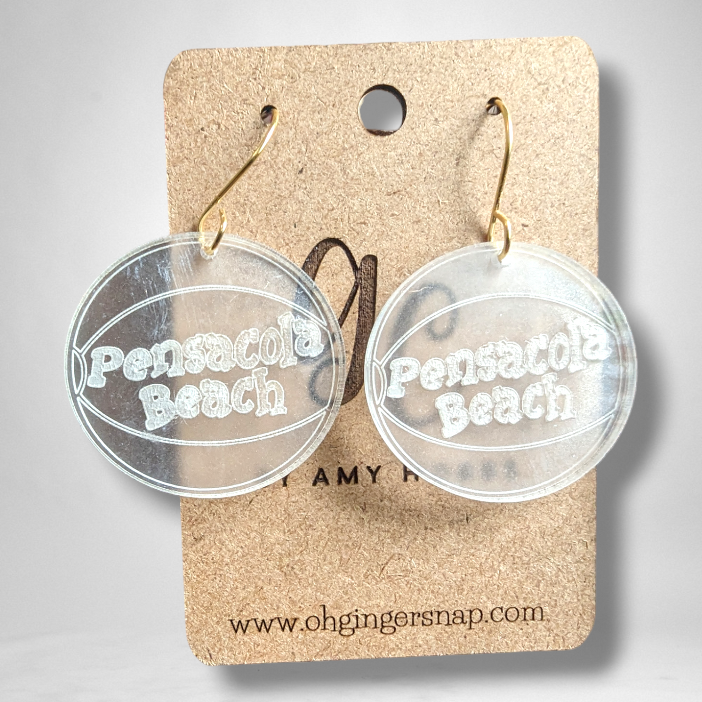 Pensacola Beach Ball Earrings