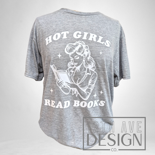 Hot Girls Read Tshirt