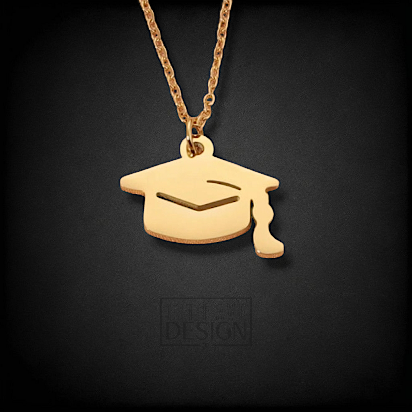 Graduation Cap Necklace