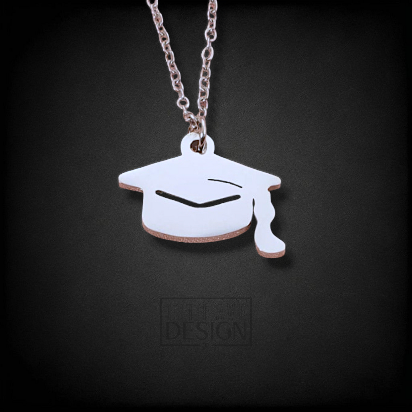 Graduation Cap Necklace