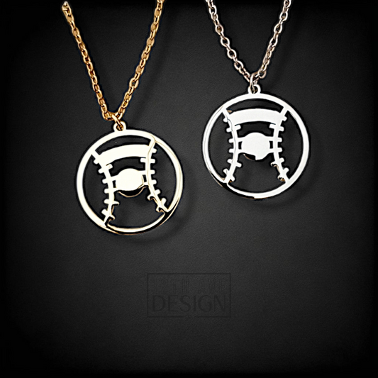 Baseball Charm Necklace