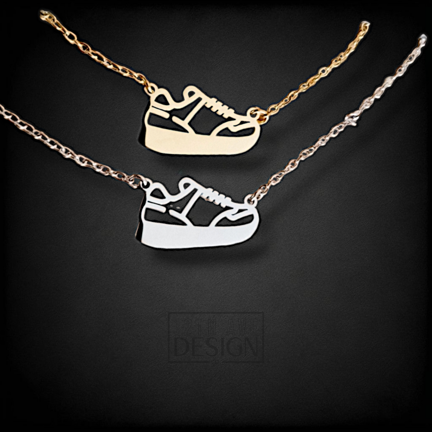 Track / Sneaker Charm Necklace